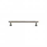 M Marcus Heritage Brass Partial Knurled Design Cabinet Pull with Rose 96mm Centre to Centre